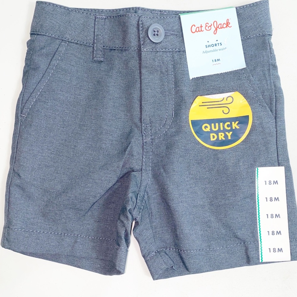 NWT Cat & Jack quick dry shorts Sz 18M